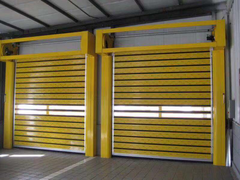 Color rigid rolling door