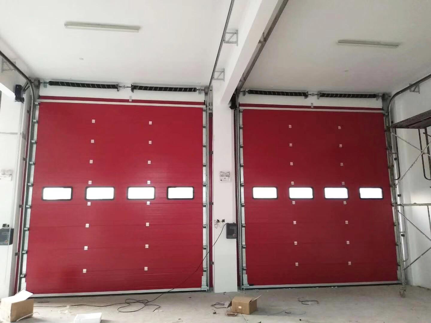 Fire sectional door