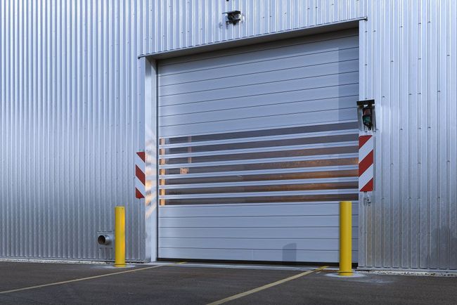 Metal fast rolling door