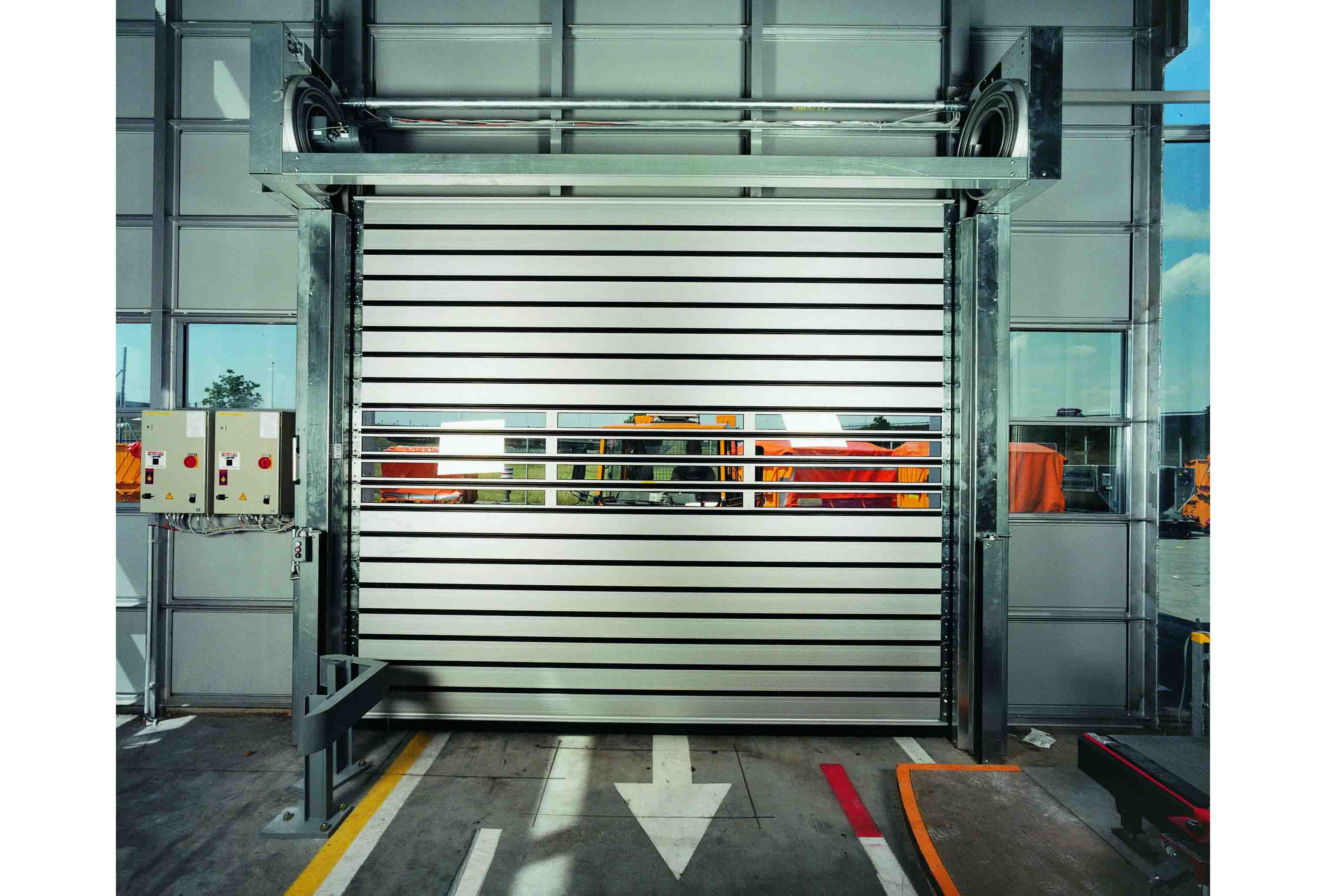 Metal fast rolling door 图2